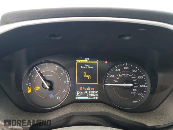 2020 Subaru Crosstrek Premium z VIN JF2GTAEC2L8234873, wystawiony jako Copart lot #58256955 z przebiegiem 77 650 mil mil oraz Szkoda całkowita • Salvage title. Historia ofert i sprzedaży dostępna na DreamBid. Obrazek 9.