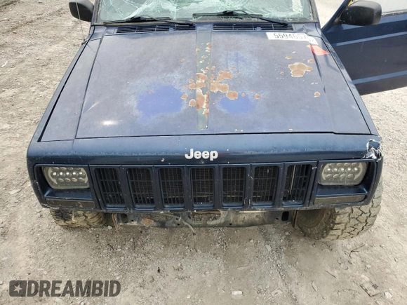 2001 Jeep Cherokee Sport with VIN 1J4FF48S21L595966, listed as a Copart auction lot 55946575 with Not provided miles and Salvage title. Bid and sale history available at DreamBid. Image 12.
