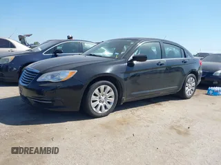 2014 Chrysler 200 LX with VIN 1C3CCBAB7EN208911, listed as a IAAI auction lot 41981884 with 144,239 mi miles and . Bid and sale history available at carsss.com. Image 2.