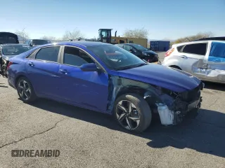 2023 Hyundai Elantra SEL with VIN KMHLS4AG3PU496730, listed as a Copart auction lot 45937035 with 40,453 mi miles and Salvage Title. Bid and sale history available at DreamBid. Image 4.