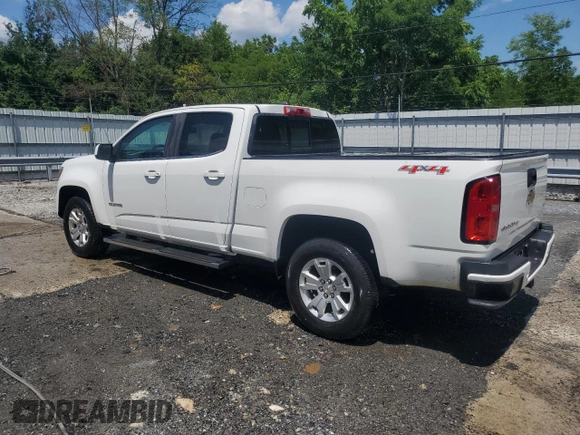 2020 Chevrolet Colorado 4WD LT with VIN 1GCGTCEN6L1220723, listed as a Copart auction lot 63471385 with 121,634 mi miles and Clean title. Bid and sale history available at DreamBid. Image 2.