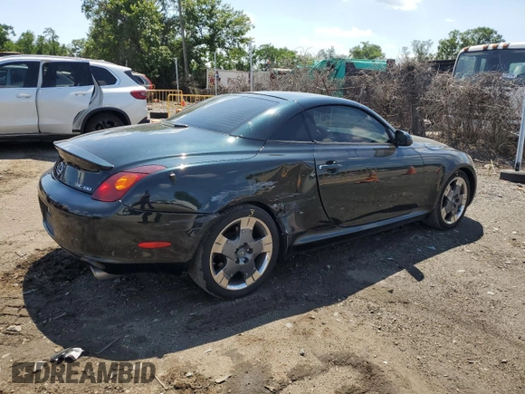 2004 Lexus SC 430 with VIN JTHFN48Y040052035, listed as a Copart auction lot 63689275 with 147,355 mi miles and Salvage title. Bid and sale history available at DreamBid. Image 3.