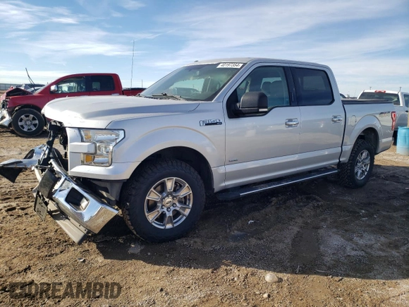 2017 Ford F-150 XL with VIN 1FTEW1EP8HKC35164, listed as a Copart auction lot 40197354 with 127,259 mi miles and Salvage title. Bid and sale history available at DreamBid. Image 1.