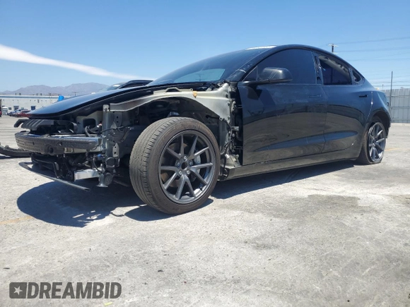 2023 Tesla Model 3 с VIN 5YJ3E1EA9PF676724, выставлен на аукционе Copart как лот 64097355 с пробегом 32 411 миль миль и Списание • Salvage title. История ставок и продаж доступна на DreamBid. Изображение 1.