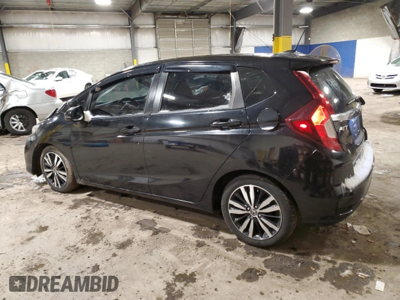 2018 Honda Fit EX-L with VIN 3HGGK5H95JM713811, listed as a Copart auction lot 43729005 with 91,863 mi miles and Salvage Title. Bid and sale history available at carsss.com. Image 2.
