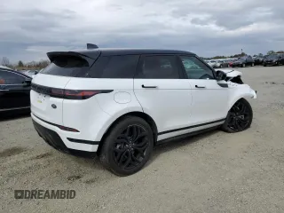 2023 Land Rover Range Rover Evoque Dynamic SE with VIN SALZL2FX7PH222070, listed as a Copart auction lot 48622145 with 5,837 mi miles and Salvage Title. Bid and sale history available at carsss.com. Image 3.