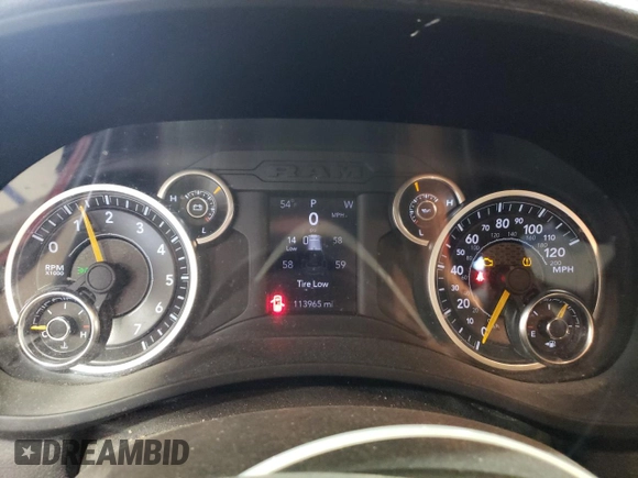 2019 Ram 2500 Tradesman with VIN 3C6UR5CJ4KG619523, listed as a Copart auction lot 47282515 with 113,965 mi miles and Salvage Title. Bid and sale history available at carsss.com. Image 9.