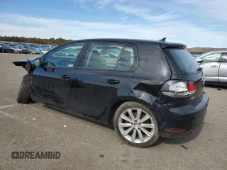 2012 Volkswagen Golf TDI with VIN WVWNM7AJ8CW302793, listed as a Copart auction lot 45277555 with 128,113 mi miles and Salvage title. Bid and sale history available at DreamBid. Image 2.