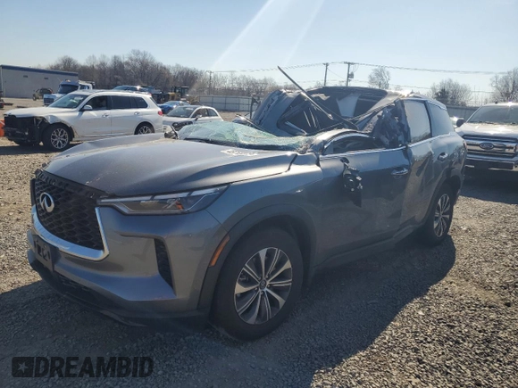 2024 Infiniti QX60 Pure with VIN 5N1DL1ES1RC346333, listed as a Copart auction lot 48746075 with Not provided miles and Salvage title. Bid and sale history available at DreamBid. Image 1.
