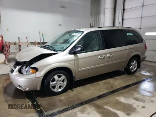 2007 Dodge Grand Caravan SXT with VIN 2D8GP44L57R321927, listed as a Copart auction lot 53143605 with 157,185 mi miles and Salvage Title. Bid and sale history available at DreamBid. Image 1.