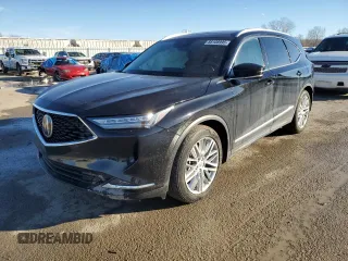 2023 Acura MDX w/Advance Package with VIN 5J8YE1H88PL004098, listed as a Copart auction lot 88108995 with 46,607 mi miles and Salvage Title. Bid and sale history available at carsss.com. Image 1.