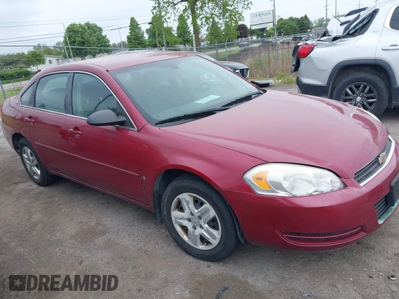 2006 Chevrolet Impala LS with VIN 2G1WB58K669369038, listed as a IAAI auction lot 42301780 with 161,635 mi miles and . Bid and sale history available at DreamBid. Image 1.