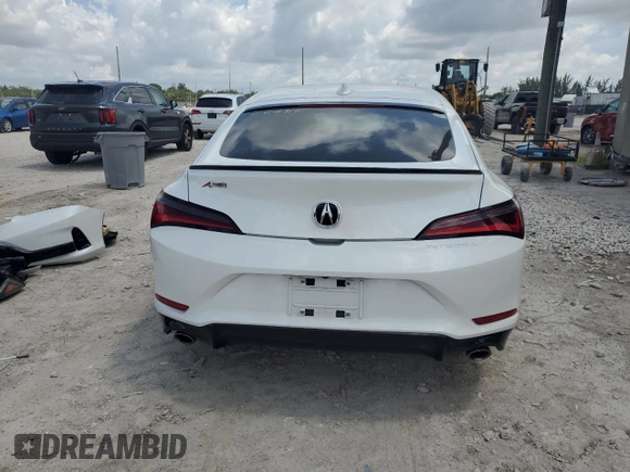 2024 Acura Integra w/A-Spec Package z VIN 19UDE4H37RA020098, wystawiony jako Copart lot #56431925 z przebiegiem 6683 mil mil oraz Szkody całkowita. Historia ofert i sprzedaży dostępna na DreamBid. Obrazek 6.