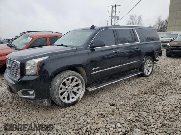 2017 GMC Yukon XL Denali with VIN 1GKS2HKJ7HR228712, listed as a Copart auction lot 46952025 with 197,162 mi miles and Clean Title. Bid and sale history available at carsss.com. Image 1.