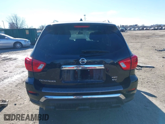 2017 Nissan Pathfinder SV with VIN 5N1DR2MM2HC693059, listed as a IAAI auction lot 41584629 with 112,379 mi miles. Bid and sale history available at carsss.com. Image 16.