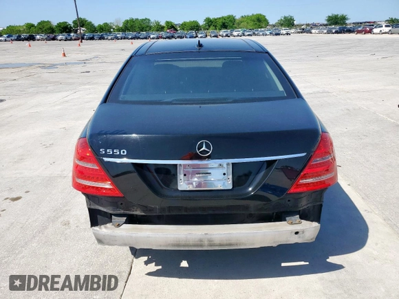 2010 Mercedes-Benz S 550 with VIN WDDNG7BBXAA347202, listed as a Copart auction lot 52907765 with 194,352 mi miles and Salvage Title. Bid and sale history available at DreamBid. Image 6.
