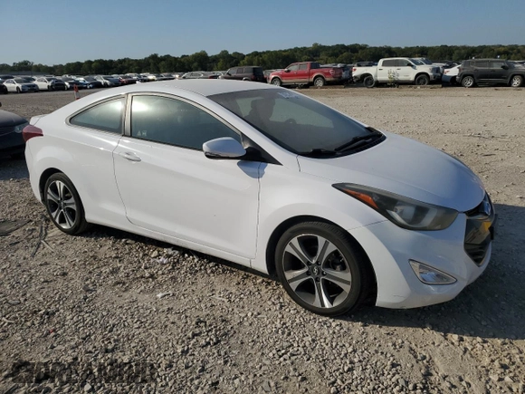 2014 Hyundai Elantra Coupe with VIN KMHDH6AH3EU026508, listed as a Copart auction lot 74847104 with 95,880 mi miles and Clean Title. Bid and sale history available at carsss.com. Image 4.