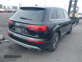 2017 Audi Q7 Premium Plus with VIN WA1LAAF72HD014498, listed as a IAAI auction lot 42154023 with 54,006 mi miles. Bid and sale history available at carsss.com. Image 4.