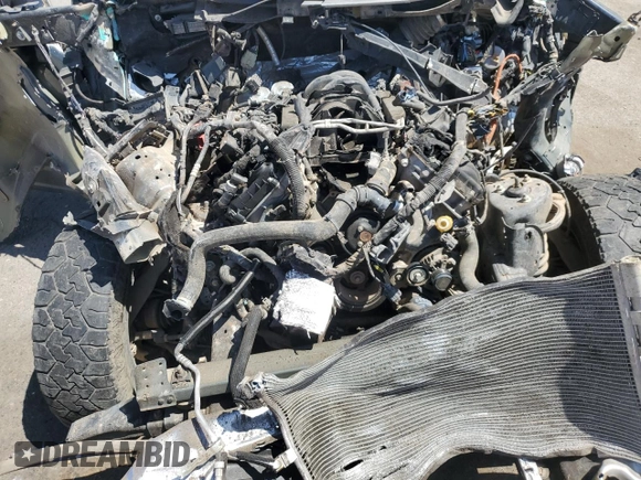 2021 Ford F-150 XL with VIN 1FTFX1E56MKE66445, listed as a Copart auction lot 58535595 with Not provided miles and Salvage title. Bid and sale history available at DreamBid. Image 11.
