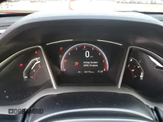 2019 Honda Civic Sport with VIN 2HGFC2F82KH597601, listed as a Copart auction lot 48484185 with 81,778 mi miles and Salvage title. Bid and sale history available at DreamBid. Image 9.