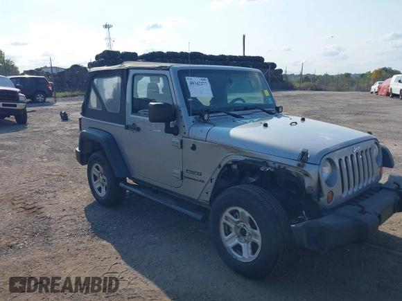 2013 Jeep Wrangler Sport with VIN 1C4AJWAG5DL639365, listed as a IAAI auction lot 40342277 with 117,109 mi miles and . Bid and sale history available at DreamBid. Image 1.