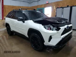 2022 Toyota RAV4 Hybrid XSE with VIN 4T3E6RFV8NU093509, listed as a Copart auction lot 55629435 with 62,477 mi miles and Salvage title. Bid and sale history available at DreamBid. Image 4.