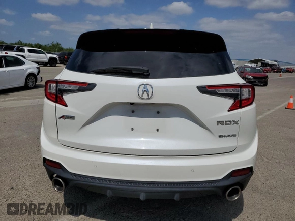 2019 Acura RDX w/A-Spec Pkg with VIN 5J8TC2H64KL014320, listed as a Copart auction lot 53354005 with 71,652 mi miles and Salvage Title. Bid and sale history available at DreamBid. Image 6.