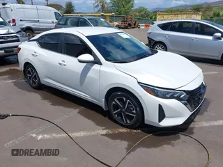2024 Nissan Sentra SV с VIN 3N1AB8CV4RY325888, выставлен на аукционе IAAI как лот 41924841 с пробегом 3 654 миль миль и . История ставок и продаж доступна на DreamBid. Изображение 1.