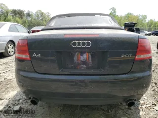 2007 Audi A4 2.0T with VIN WAUAF48H07K031118, listed as a Copart auction lot 54013895 with 107,104 mi miles and Clean Title. Bid and sale history available at carsss.com. Image 6.