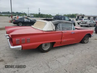 1960 Ford Thunderbird with VIN 0Y73Y100324, listed as a Copart auction lot 65604024 with 15,301 mi miles and Clean Title. Bid and sale history available at DreamBid. Image 3.