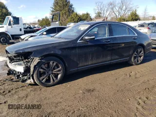 2016 Mercedes-Benz S-Class S 550 with VIN WDDUG8FB6GA229524, listed as a Copart auction lot 42609145 with 75,362 mi miles and Salvage Title. Bid and sale history available at carsss.com. Image 1.