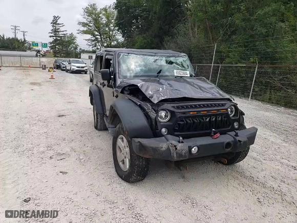 2018 Jeep Wrangler JK Sport S with VIN 1C4AJWAG0JL883713, listed as a Copart auction lot 65023684 with NaN miles and Salvage Title. Bid and sale history available at carsss.com. Image 11.