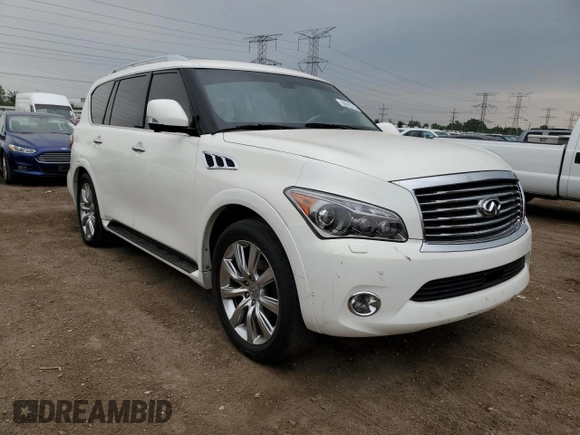 2012 Infiniti QX56 7-passenger с VIN JN8AZ2NE6C9017870, выставлен на аукционе Copart как лот 58945745 с пробегом 130 847 миль миль и Списание • Salvage title. История ставок и продаж доступна на DreamBid. Изображение 4.