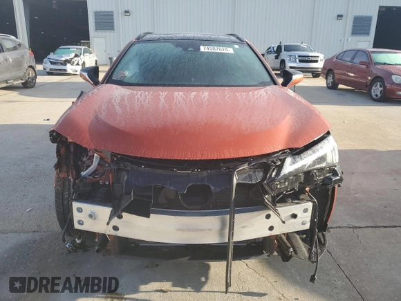 2023 Lexus UX 250h F Sport z VIN JTHR6JBH2P2140918, wystawiony jako Copart lot #74507024 z przebiegiem 16 964 mil mil oraz Szkoda całkowita • Salvage title. Historia ofert i sprzedaży dostępna na DreamBid. Obrazek 5.