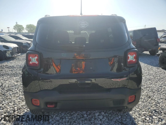 2023 Jeep Renegade Trailhawk with VIN ZACNJDC1XPPP37125, listed as a Copart auction lot 52793125 with 15,662 mi miles and Salvage title. Bid and sale history available at DreamBid. Image 6.