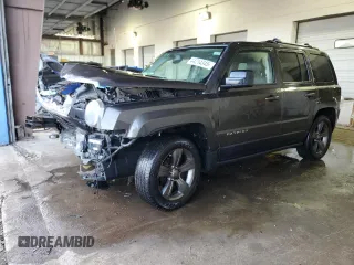 2014 Jeep Patriot Latitude with VIN 1C4NJPFA1ED887412, listed as a Copart auction lot 44214345 with 78,374 mi miles and Salvage Title. Bid and sale history available at carsss.com. Image 1.
