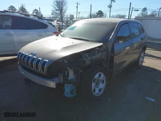 2016 Jeep Cherokee Sport with VIN 1C4PJLAB2GW354946, listed as a IAAI auction lot 41330921 with 128,226 mi miles. Bid and sale history available at carsss.com. Image 2.
