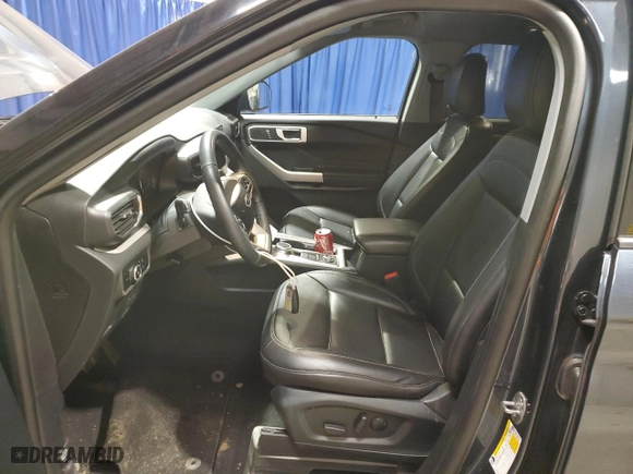 2023 Ford Explorer XLT with VIN 1FMSK8DH1PGB44008, listed as a Copart auction lot 50099925 with 44,387 mi miles and Salvage Title. Bid and sale history available at carsss.com. Image 7.
