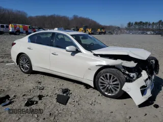 2019 Infiniti Q50 3.0t LUXE with VIN JN1EV7AR9KM558845, listed as a Copart auction lot 48491955 with 51,541 mi miles and Salvage Title. Bid and sale history available at carsss.com. Image 4.