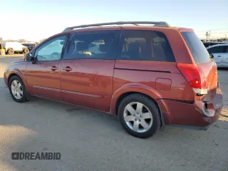 2005 Nissan Quest SE with VIN 5N1BV28U85N101385, listed as a Copart auction lot 88498525 with 0 mi miles and Salvage Title. Bid and sale history available at carsss.com. Image 2.