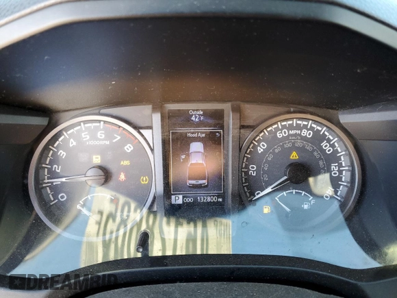 2016 Toyota Tacoma SR with VIN 3TMCZ5AN1GM031856, listed as a Copart auction lot 46128685 with 132,800 mi miles and Salvage Title. Bid and sale history available at carsss.com. Image 9.