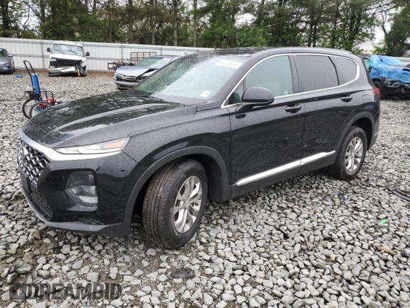 2020 Hyundai Santa Fe SE with VIN 5NMS2CAD1LH232892, listed as a Copart auction lot 56045055 with 40,211 mi miles and Salvage title. Bid and sale history available at DreamBid. Image 1.