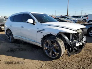 2025 Genesis GV80 Prestige with VIN KMUHEESC1SU226243, listed as a Copart auction lot 87865135 with 9,516 mi miles and Clean Title. Bid and sale history available at DreamBid. Image 4.