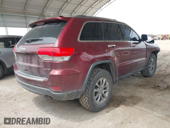 2016 Jeep Grand Cherokee Limited 75th Anniversary with VIN 1C4RJFBG2GC347615, listed as a IAAI auction lot 41945528 with 134,363 mi miles and . Bid and sale history available at DreamBid. Image 4.