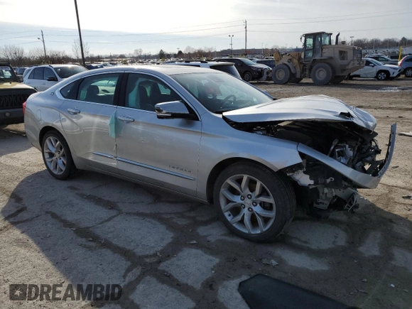 2015 Chevrolet Impala LTZ with VIN 2G1165S3XF9145027, listed as a Copart auction lot 89332075 with 94,260 mi miles and Salvage Title. Bid and sale history available at DreamBid. Image 4.