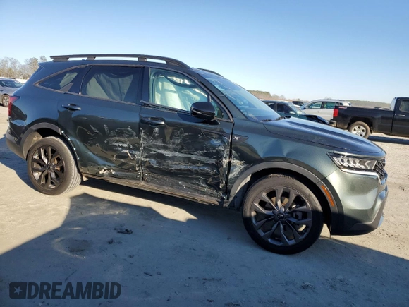 2021 Kia Sorento EX with VIN 5XYRHDLF7MG069355, listed as a Copart auction lot 45995825 with 34,191 mi miles and Salvage Title. Bid and sale history available at carsss.com. Image 4.