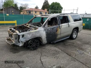 2015 Chevrolet Suburban LT with VIN 1GNSKJKC5FR515300, listed as a Copart auction lot 61405065 with Not provided miles and Non repairable. Bid and sale history available at DreamBid. Image 1.