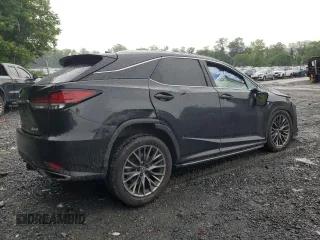 2022 Lexus RX 350 F Sport with VIN 2T2YZMDA6NC322346, listed as a Copart auction lot 61393195 with 54,576 mi miles and Salvage title. Bid and sale history available at DreamBid. Image 3.