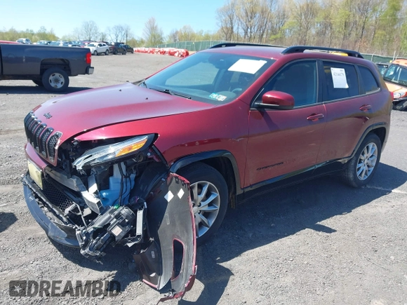 2018 Jeep Cherokee Latitude Tech Connect with VIN 1C4PJMCB9JD602518, listed as a IAAI auction lot 42146179 with 23,902 mi miles. Bid and sale history available at carsss.com. Image 17.