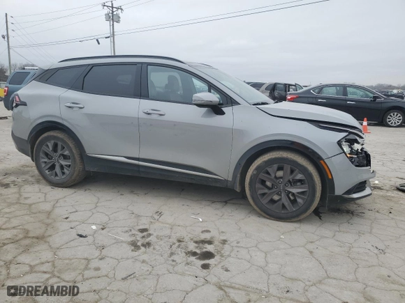 2023 Kia Sportage SX with VIN 5XYK43AF1PG049522, listed as a Copart auction lot 44069955 with 48,451 mi miles and Clean Title. Bid and sale history available at carsss.com. Image 4.